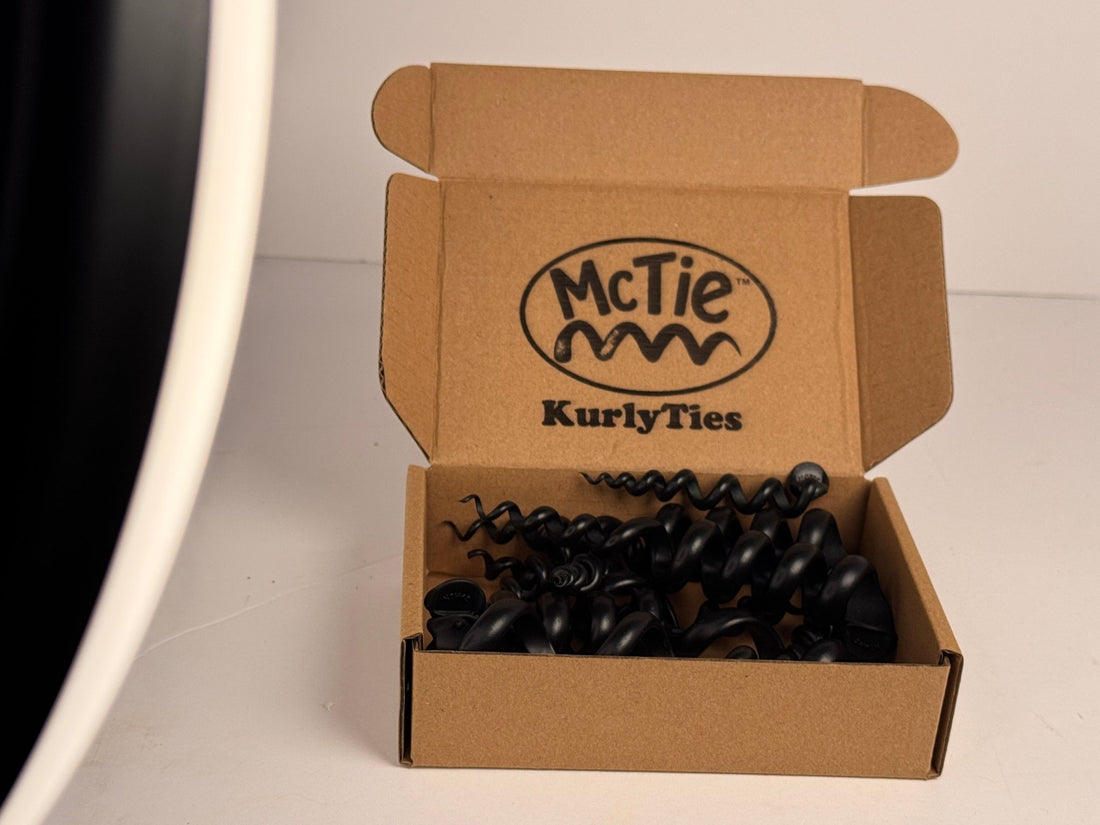 KurlyTies - Boxed Assortment - Midnight Black - Box