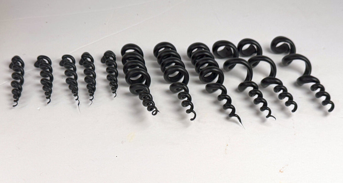 KurlyTies - Boxed Assortment - Midnight Black - Box