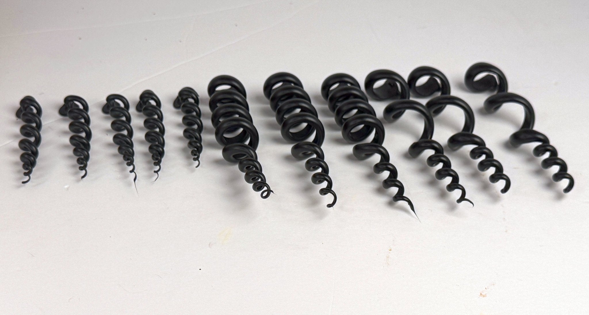 KurlyTies - Boxed Assortment - Midnight Black - unboxed